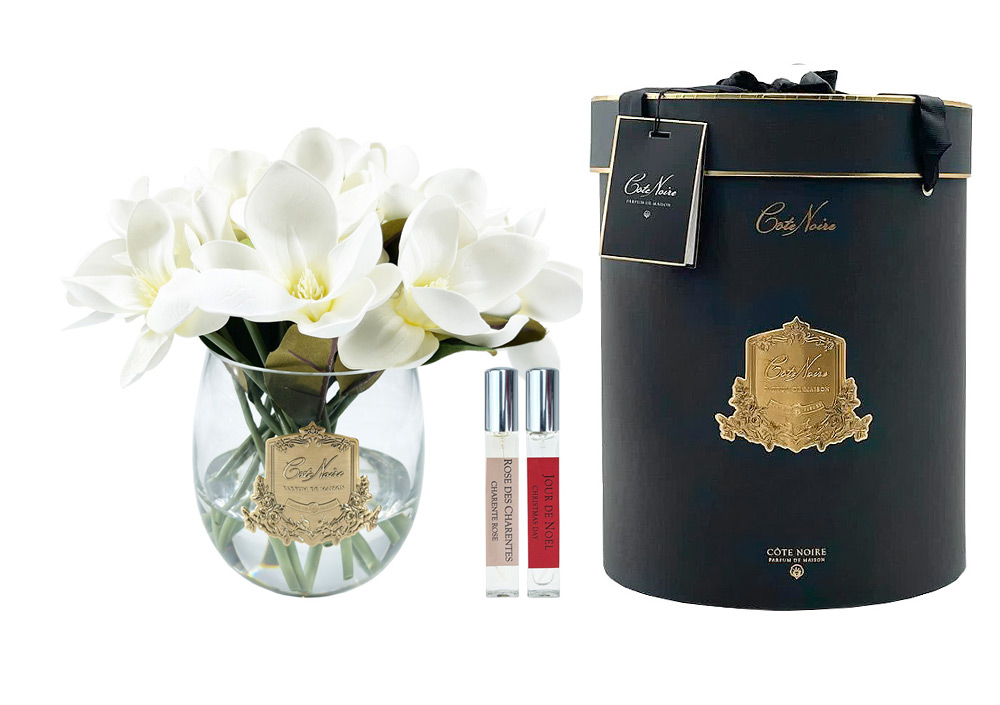 Ароматизированный букет Cote Noire Premium Bouquet Magnolias White gold