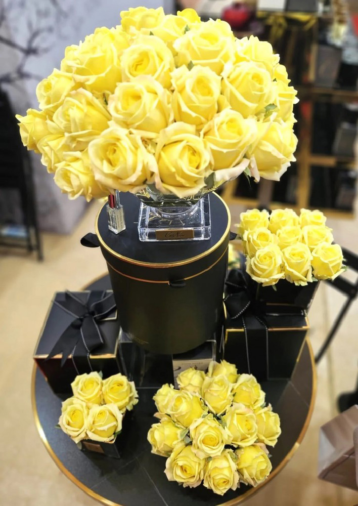 Ароматизированный букет Cote Noire Rose Bud Bouquet Yellow