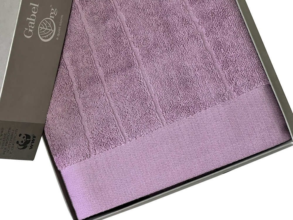 Махровое полотенце Gabel Hum 100х180 фиолетовое