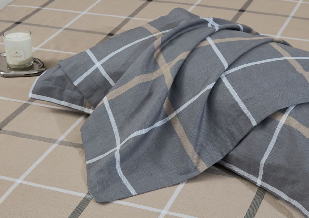 Постельное бельё с одеялом Asabella 2172-OSPS 1.5-спальное 160х220 печатный сатин
