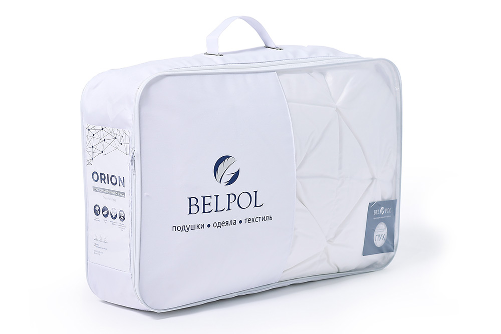 Одеяло пуховое Belpol Orion 200х200 всесезонное