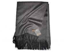 Плед Glen Saxon Lamora Black Dark Grey 130х180 шерсть ягненка/ангора - основновное изображение