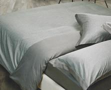 Постельное белье Emanuela Galizzi Platino Soft grey 8746 евро 200х220 хлопок-сатин в интернет-магазине Posteleon