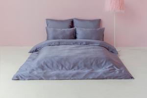 Постельное бельё Luxberry Тенсель холодная лаванда/лазурный 1.5-спальное 150x210 - основновное изображение