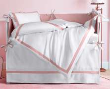 Юбка декоративная Rosa Classica для детской кроватки 60х120 хлопок сатин, Mia - фото 1