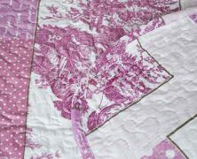 Одеяло-покрывало Servalli Etoil de France Rose 255х255 полиэстер/хлопок - фото 3