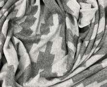 Плед альпака/меринос IncAlpaca PP-74 150x200 серый - фото 2