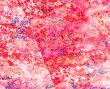 Шаль из хлопка и льна Petrusse Rosee Rouge 70х200 - фото 4
