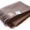Плед из шерсти ягнёнка Steinbeck Gobi Natur коричневый 140х190 - фото 2