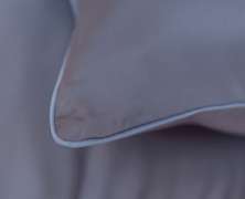 Постельное бельё Luxberry Тенсель холодная лаванда/лазурный 1.5-спальное 150x210 - фото 6