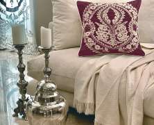 Декоративная подушка Laroche Султана 55х55 велюровая - фото 4