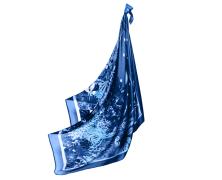 Платок шелковый Petrusse Reve Bleu 105х105 в интернет-магазине Posteleon