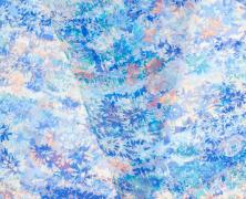 Шаль из хлопка и льна Petrusse Rosee Bleu 70х200 - фото 2