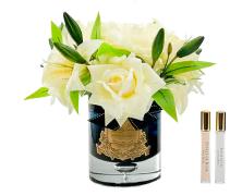 Ароматизированный букет Cote Noire Roses & Lilies Champange black в интернет-магазине Posteleon