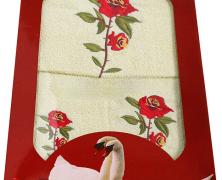 Комплект из 3 полотенец Grand Textil Rosa Giallo 40x60, 60x110 и 110x150 - фото 2