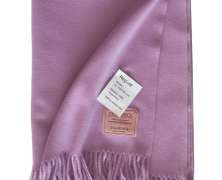 Плед из шерсти ягнёнка Steinbeck Regent Rosenholz розовый 130х190 - фото 2