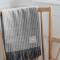 Плед альпака/овечья шерсть Elvang Stripes Grey 130х200 - фото 2