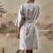 Халат сатиновый женский Blanc des Vosges Shiraz Perple хлопок - основновное изображение