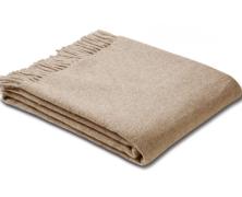 Плед шерстяной Biederlack Sage Tones Beige Wool 130х170 бежевый - основновное изображение