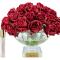 Ароматизированный букет Cote Noire Centerpiece Rose Buds Carmine Red - основновное изображение