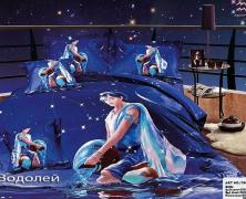 Постельное белье Tango Гороскопы Водолей 1099-02 евро 200х220 хлопок сатин в интернет-магазине Posteleon