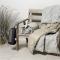 Дорожный плед-одеяло пуховый German Grass Travel бежевый/серый 140х200 облегченное - фото 4