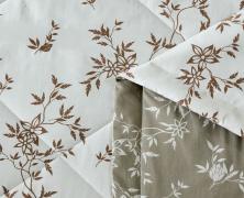 Постельное белье с одеялом Asabella 2138-OMP евро 200x220 печатный сатин - фото 2
