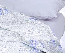 Одеяло-покрывало Servalli Lace Rose Blu 255х255 хлопок/полиэстер - фото 1