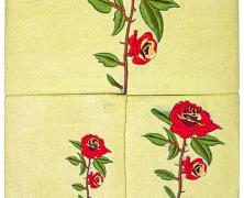 Комплект из 3 полотенец Grand Textil Rosa Giallo 40x60, 60x110 и 110x150 - фото 1