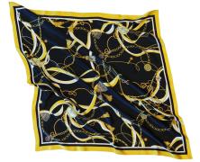 Шёлковый платок Luxury Silk & Wool Classic Black 95х95 в интернет-магазине Posteleon