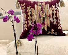 Декоративная подушка Laroche Джадира 45х45 с вышивкой - фото 4