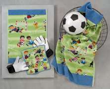 Детское полотенце Feiler Soccer 75х125 шенилл - фото 6