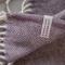 Плед шерстяной Luxberry Lord баклажановый 140х200 с саше лаванды - фото 2