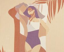 Пляжное полотенце Leitner Leinen Sunbather 140х190 махровое - фото 1
