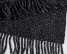 Плед альпака/овечья шерсть Elvang Classic Dark Grey 130х200 - фото 3