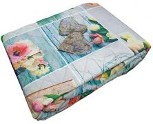 Одеяло-покрывало Servalli Digitale Tulipano 250х250 полиэстер в интернет-магазине Posteleon
