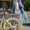 Платок шелковый Petrusse Lily Tupquoise 135х135 - фото 4