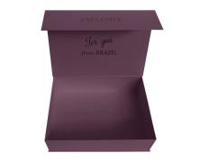 Коробка подарочная Buddemeyer Пурпур ночи 35х25х10 с магнитами в интернет-магазине Posteleon