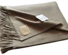 Плед ягнёнок/кашемир Steinbeck Modena 4/brown коричневый 130х190 в интернет-магазине Posteleon