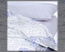 Одеяло-покрывало Servalli Lace Rose Blu 255х255 хлопок/полиэстер - основновное изображение