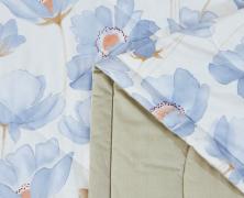 Постельное белье с одеялом Asabella 2168-OMP евро 200x220 печатный сатин - фото 3