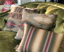 Декоративная подушка Laroche Серапе Санта Фе 45х45 с бахромой - фото 2