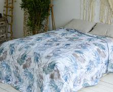 Одеяло-покрывало Servalli Stampato Beverly Blu 260х250 полиэстер в интернет-магазине Posteleon