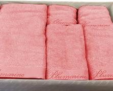 Комплект из 5 полотенец Blumarine Spa Roso 40x60, 60x110 и 100х150 - фото 3