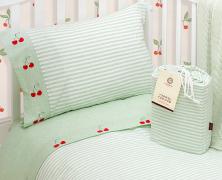 Детское постельное бельё Luxberry Вишенки 100х140 хлопок джерси в интернет-магазине Posteleon