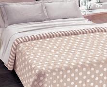 Одеяло-покрывало Servalli Pois Panna 240х260 полиэстер в интернет-магазине Posteleon