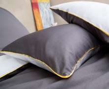 Постельное белье Elhomme Graphite 1.5-спальное 2x155х200 хлопок мако-сатин - фото 6
