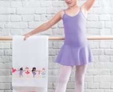 Детское полотенце Feiler Ballerina Border 68х120 махровое - фото 7