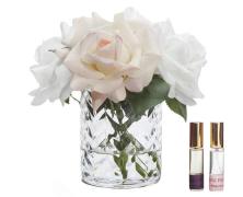 Аромабукет Cote Noire Herringbone Blush & White Roses clear в интернет-магазине Posteleon