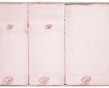 Комплект из 5 полотенец Blumarine Benessere Rosa 40x60, 60x110 и 100х150 - фото 2